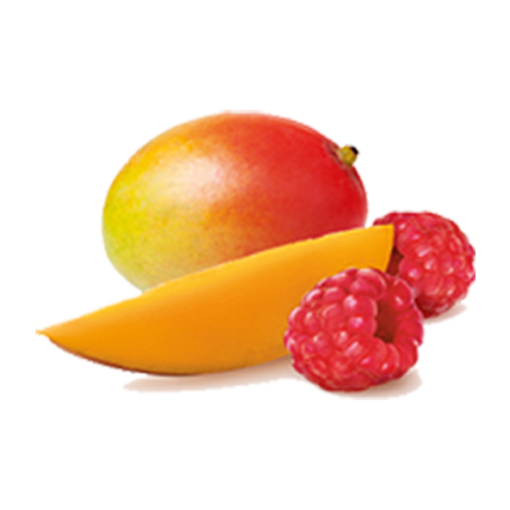Mango and Raspberry