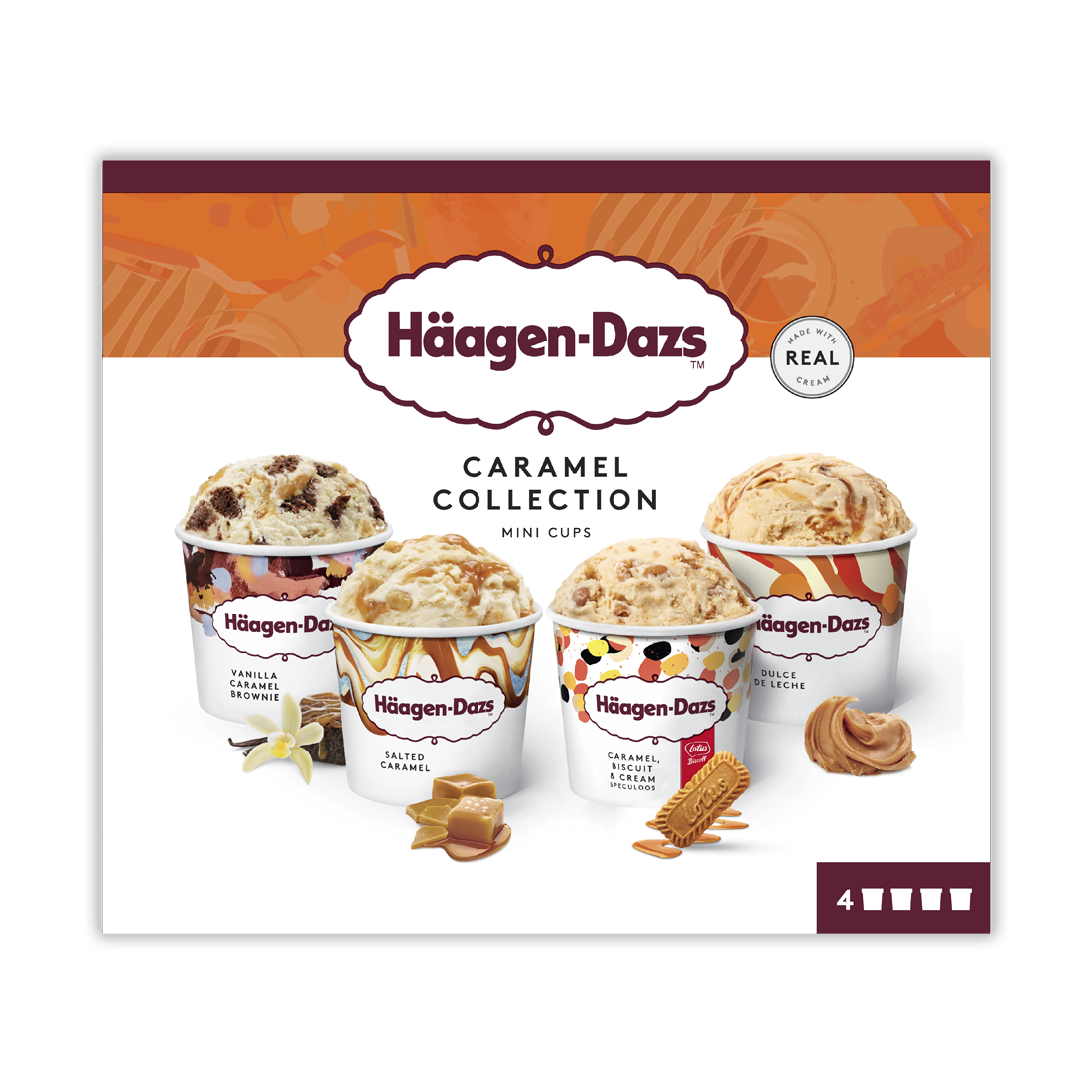 Caramel collection minicup multipack